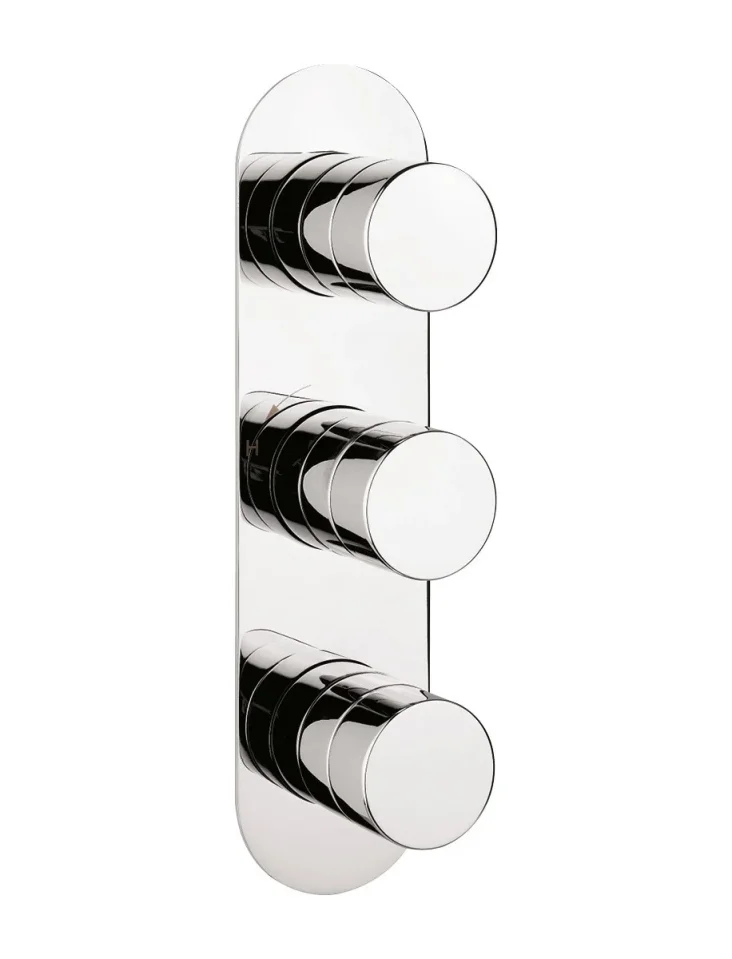 Crosswater Central 2000 Shower Thermostatic Back Plate Chrome product image - Image 3