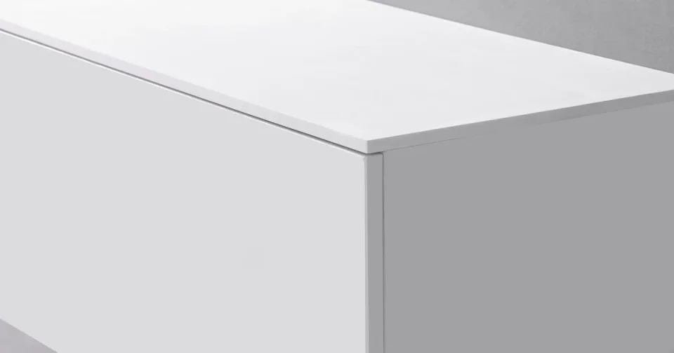 Roper Rhodes Scheme 600 Worktop With Supports-bianco product image - Image 2