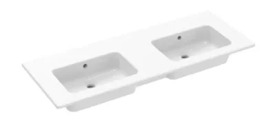 Saneux Uni 120x47cm 2 Bowl Washbasin 0th product image - Image 5