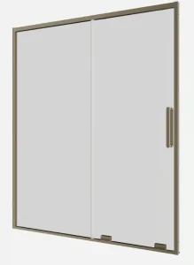 Crosswater Optix Sliding Door 1700 Brushed Brass