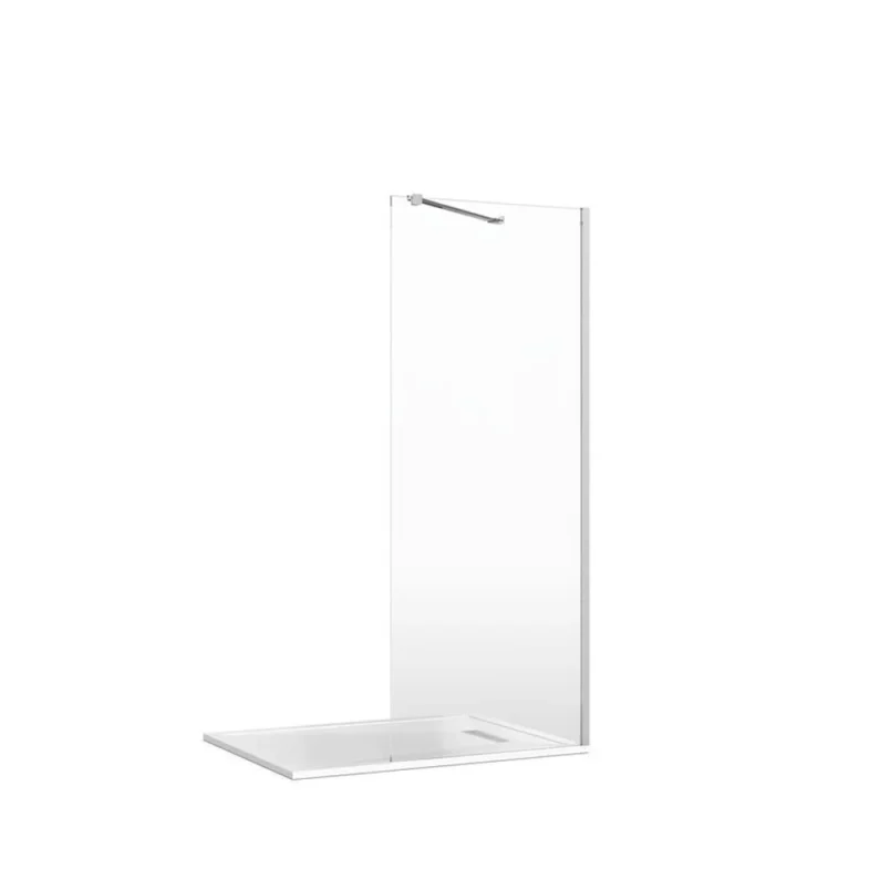 Crosswater Gallery Angled Brace Bar Brushed Nickel detail view - Image 3
