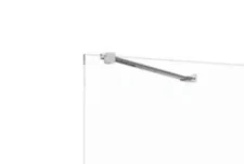 Crosswater Gallery Angled Brace Bar Brushed Nickel detail view - Image 4