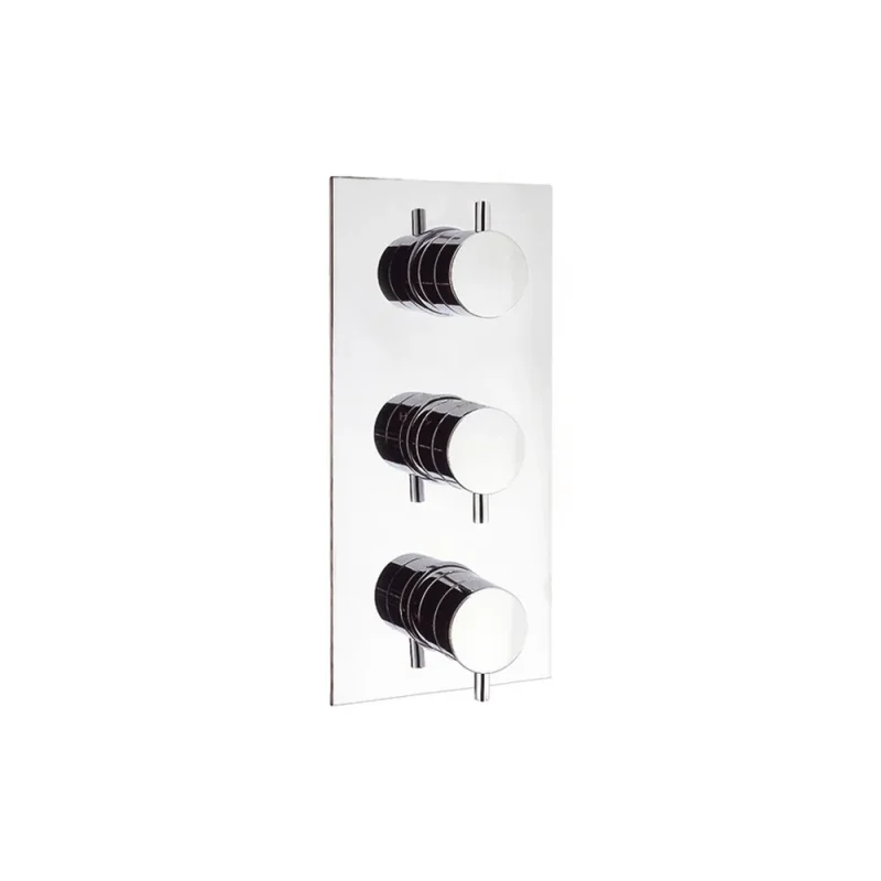Crosswater Kai Lever/MPRO Crosshead Rectangular 2000 Thermostatic Back Plate Chrome product image - Image 3