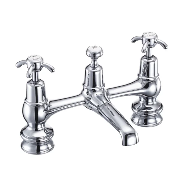 Burlington Qt 2h Bridge Mixer + Pcw (no Heads) Chrome