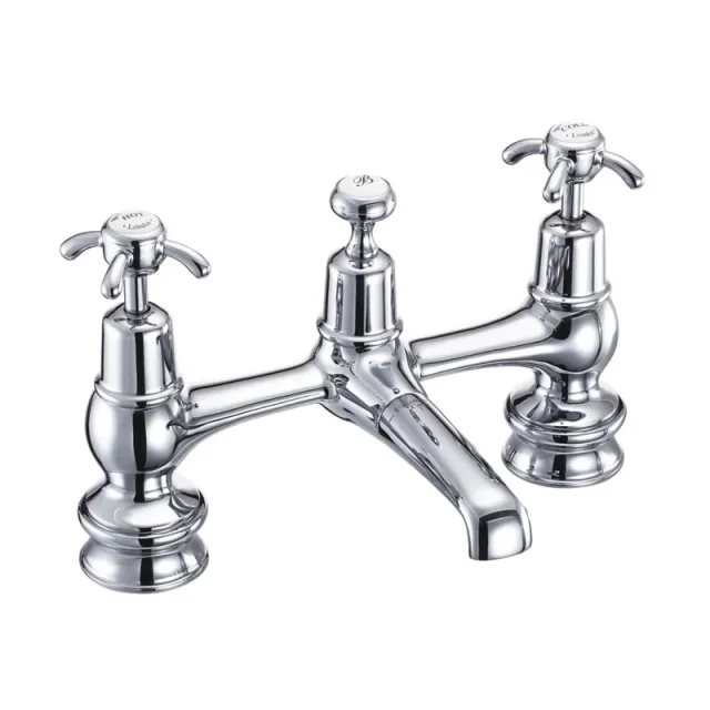 Burlington Qt 2h Bridge Mixer + Pcw (no Heads) Chrome product image - Image 1