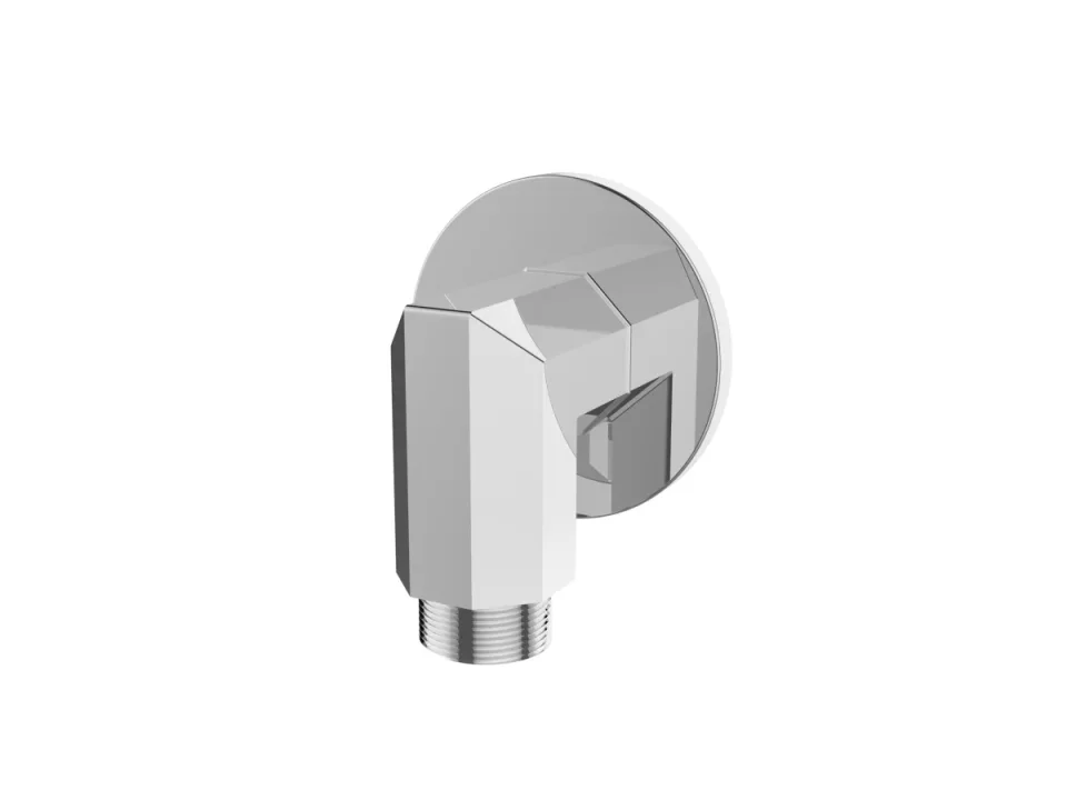 Saneux Cromwell Shower Outlet Elbow - Chrome product image - Image 3