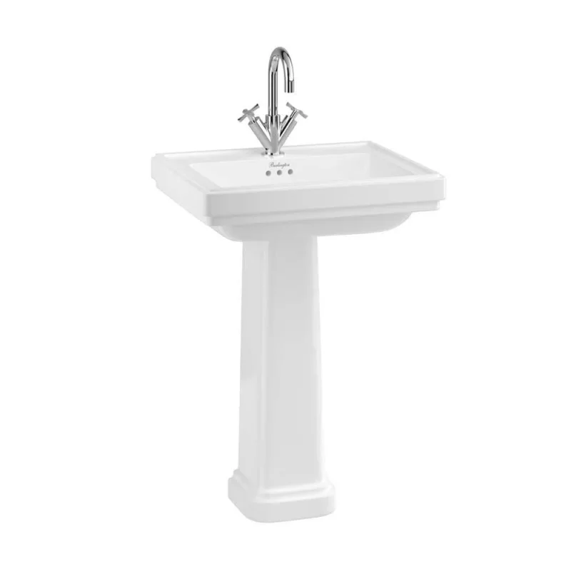Burlington Riviera 58cm Square Basin Nth White product image - Image 3