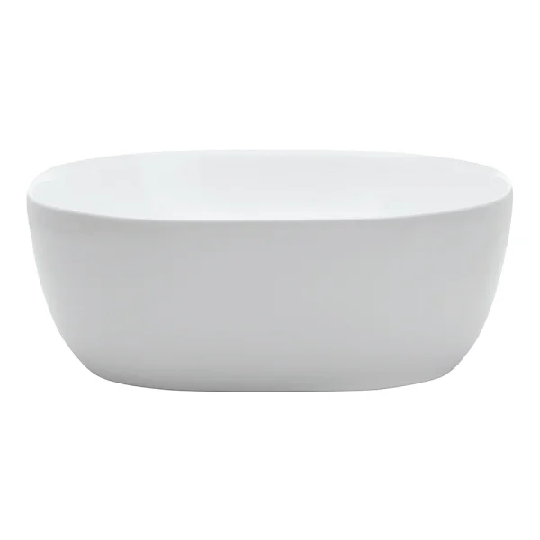 Britton Real Square Counter Basin 410 X 410mm No Overflow Gloss White