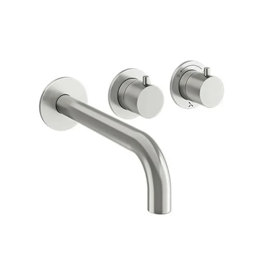 Crosswater Module Mpro 2 Control Trimset With Bath Spout Stainless Steel Effect detail view - Image 2