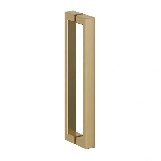 Crosswater Asura 8mm Sliding Door 1700 Brushed Brass detail view - Image 2