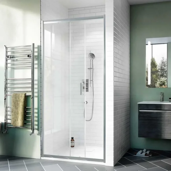 Crosswater Kai 6 Single Slider 1100 Silver product image - Image 2
