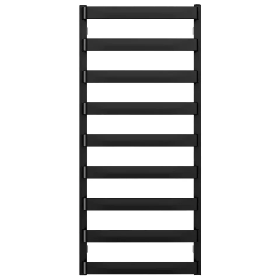 Crosswater Air Towel Warmer 500 x 1630 Metallic Black detail view - Image 3
