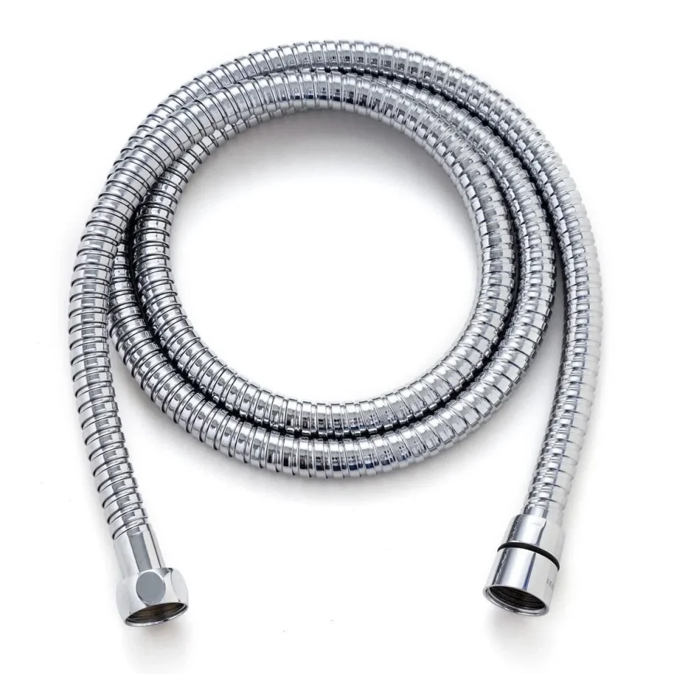 Saneux 1.5m Stainless Steel Shower Hose - Chrome product image - Image 2