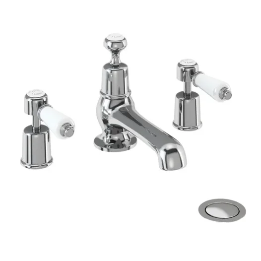 Burlington Kensingtn 3h Thermostatic Bas Chrome product image - Image 1