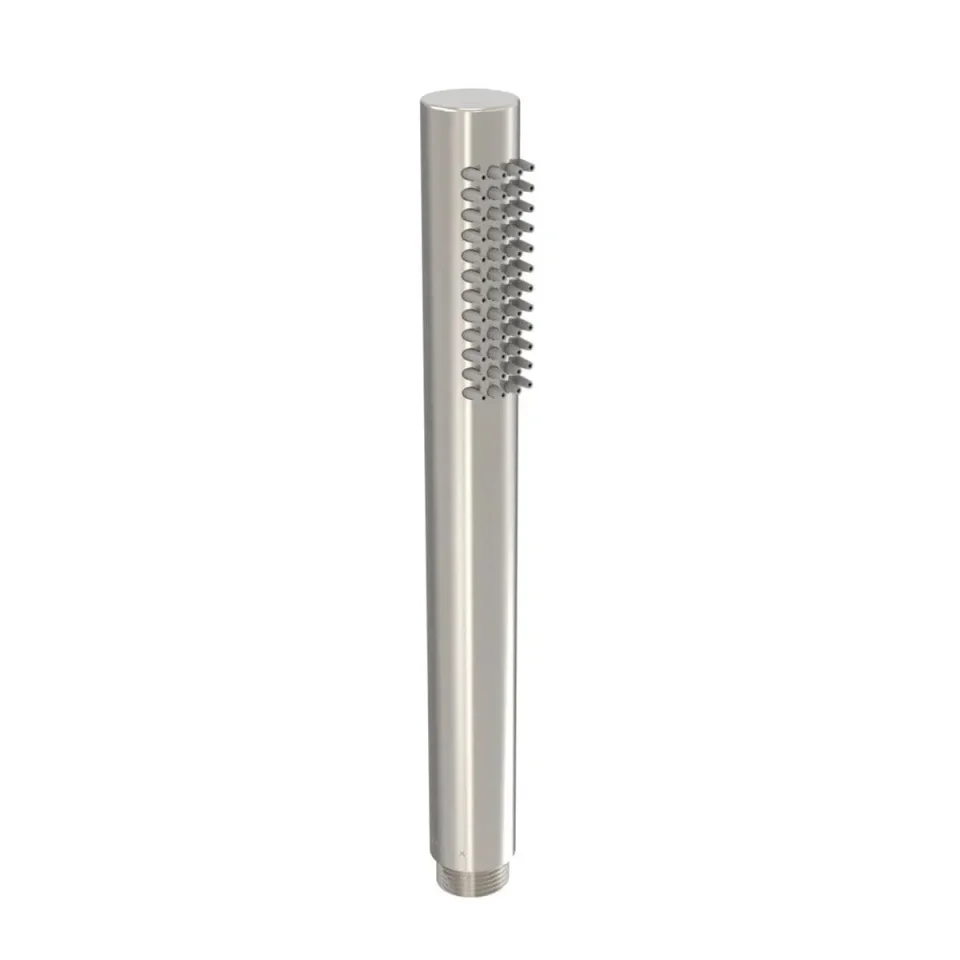 Saneux Cos Slim Round Shower Handset - Brushed Nickel product image - Image 2