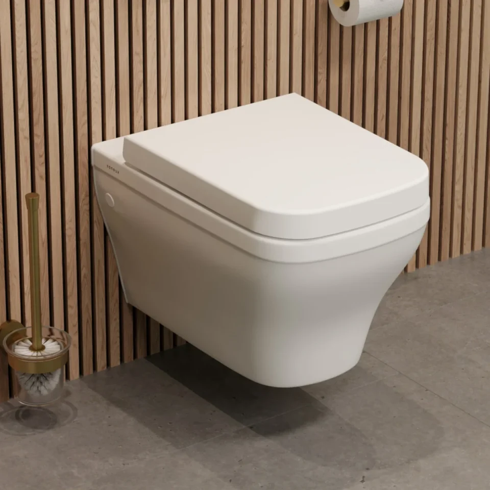 Saneux Indigo Wall Hung Wc Pan - Rimless detail view - Image 4