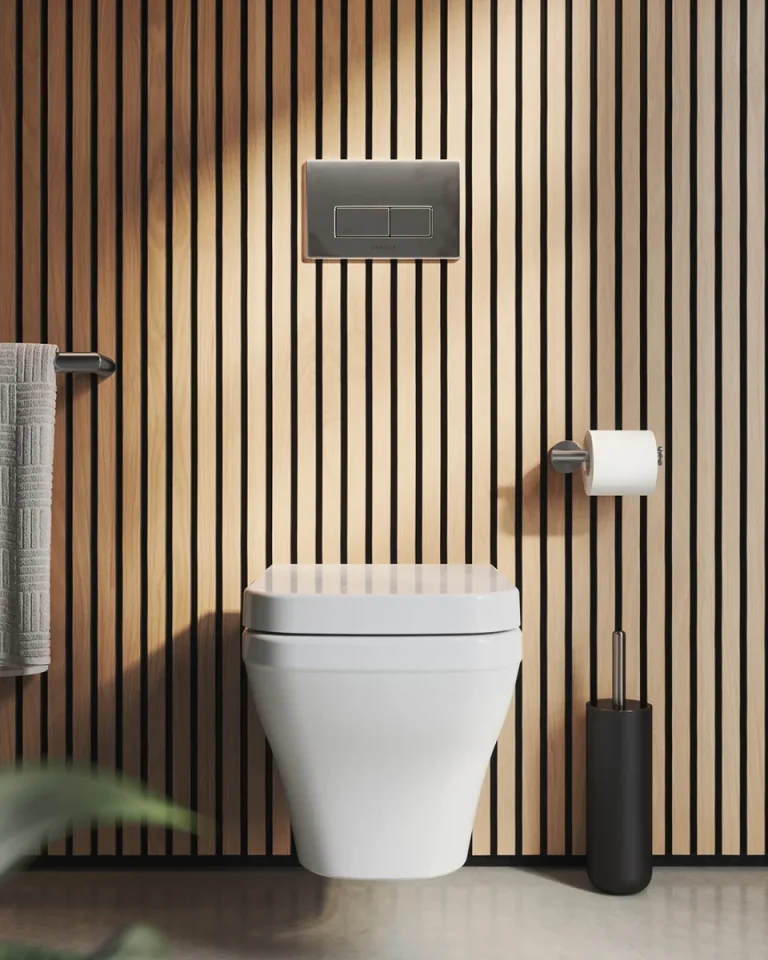 Saneux Indigo Wall Hung Wc Pan - Rimless detail view - Image 6
