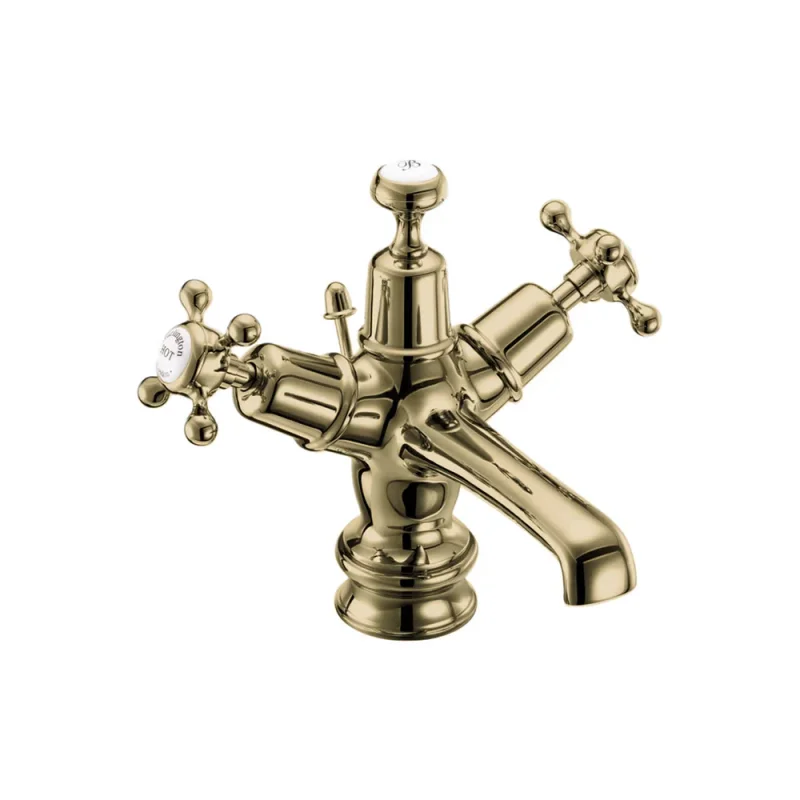 Burlington Claremont Qt Regent Basin Mixer Puw Gold product image - Image 1