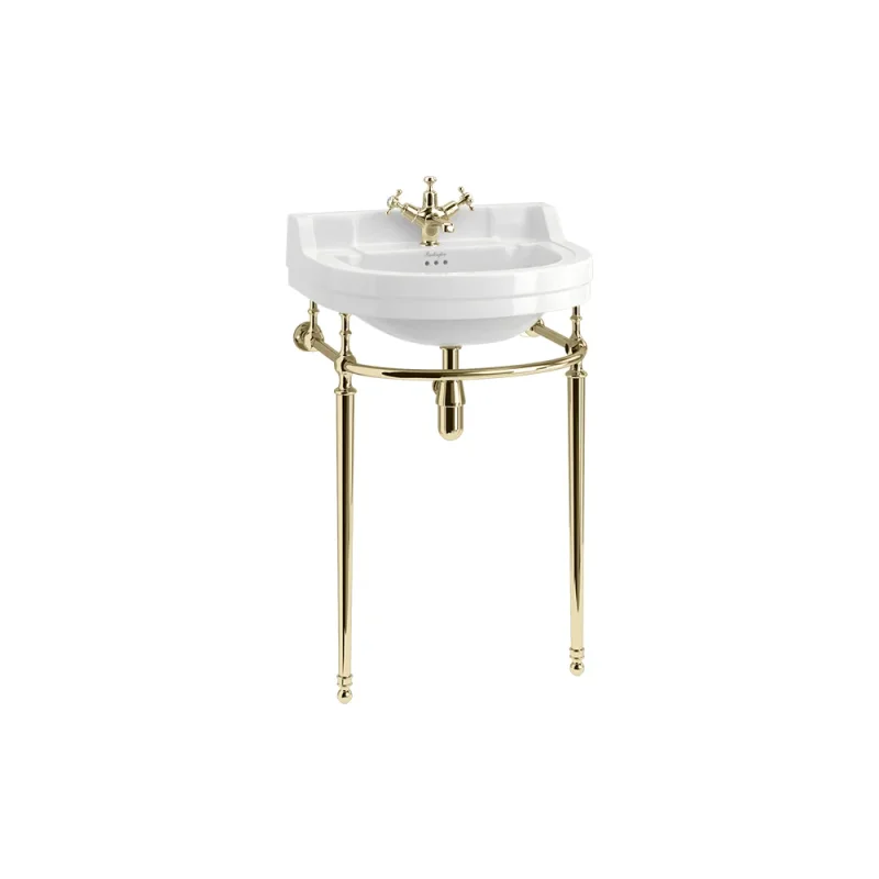 Burlington 56cm Basin Wash Stand Gold product image - Image 4