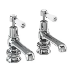 Burlington Qt Kensingtn Regal 5"basin Tap Chrome detail view - Image 2