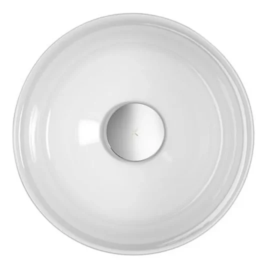 Crosswater Circus Counter Mini Basin 230 No Overflow White detail view - Image 3