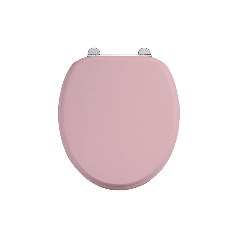 Burlington Bespoke Seat Pink With Chrome Hinges product image - Image 3
