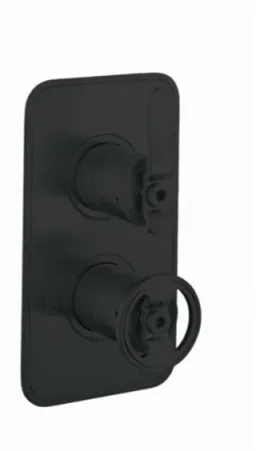 Crosswater Union 3 Handle Trimset Matt Black Lever - must be paired with WLBP2000R+ or WLBP3000R+ detail view - Image 2