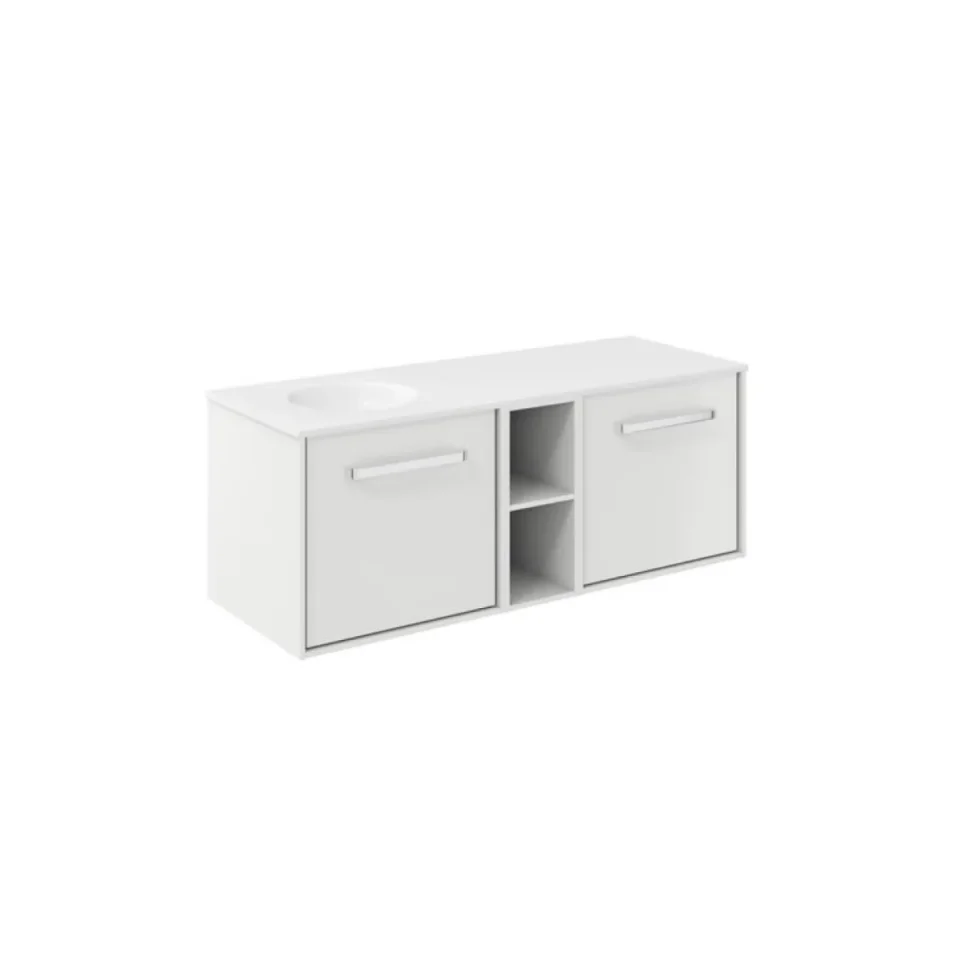 Crosswater Infinity Basin 0TH Left Hand Polar White product image - Image 3