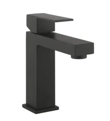 Crosswater Verge Basin Mono No Waste Matt Black detail view - Image 4