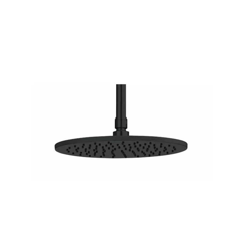 Crosswater Union 250mm Round Shower Head Matt Black product image - Image 3