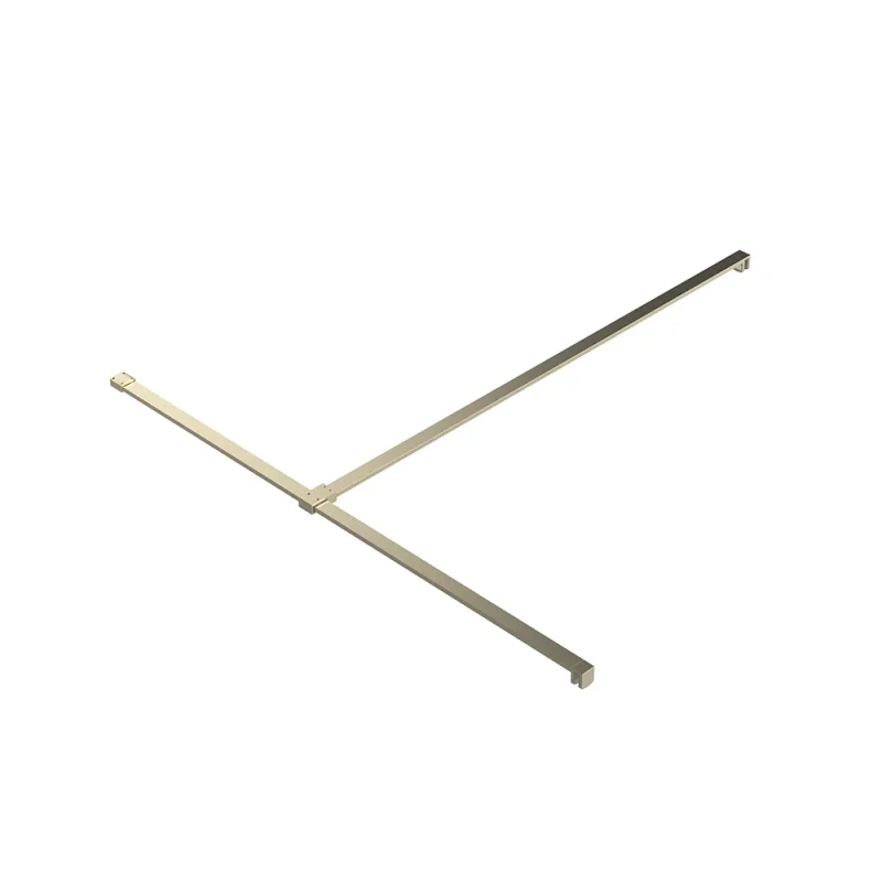 Crosswater Gallery T Brace Bar Brushed Brass product image - Image 5