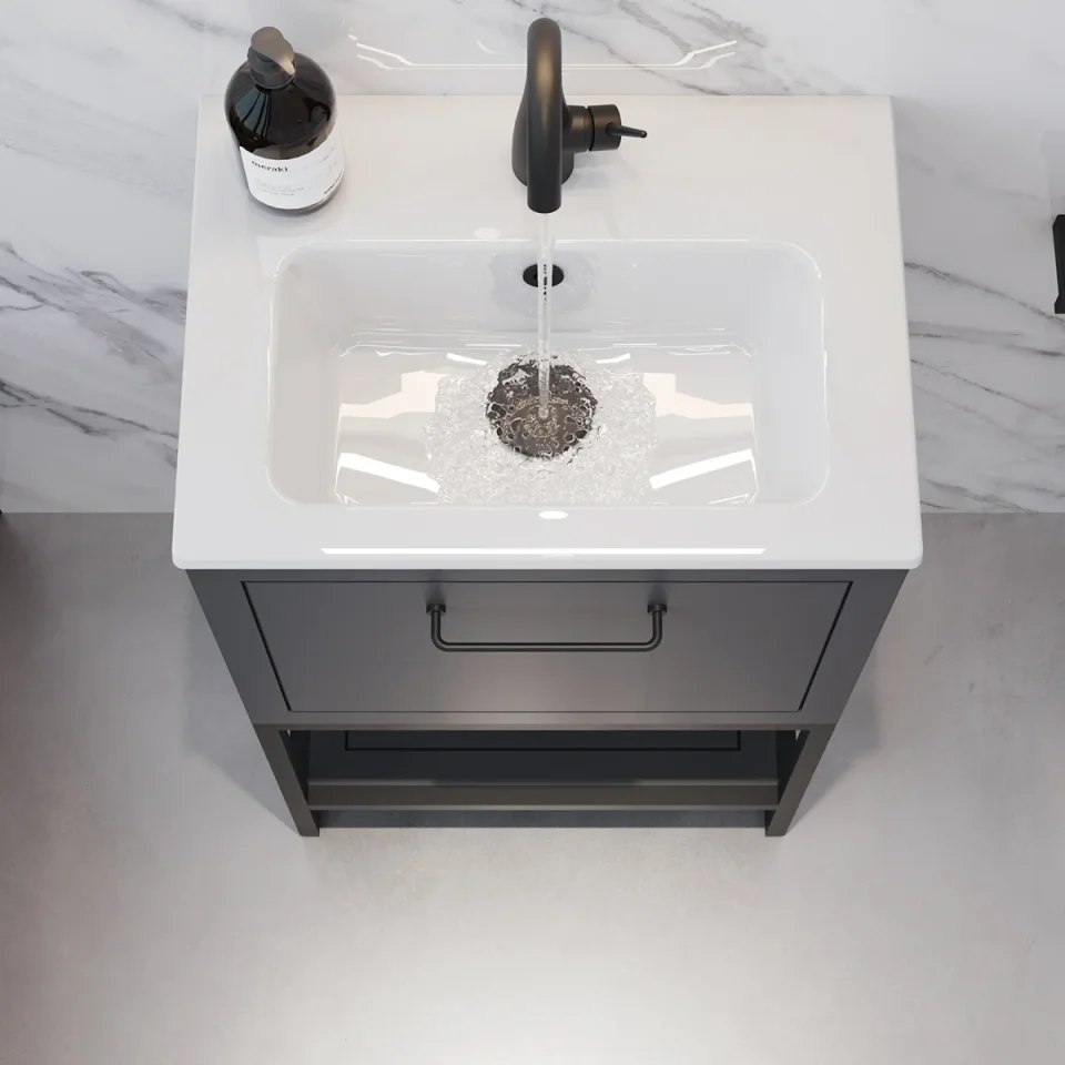 Saneux Uni 50x36cm Washbasin 0th detail view - Image 4