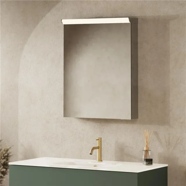 Crosswater Lustro LED Cabinet Single Door 550x700 detail view - Image 4