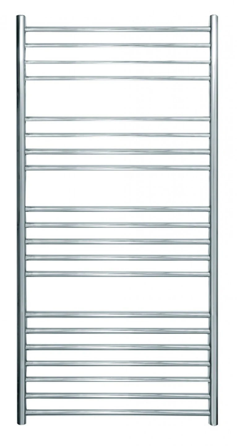 Jis Ashdown 520 Heated Towel Rail 1250 X 520mm Central Heating Stainless Steel Polished