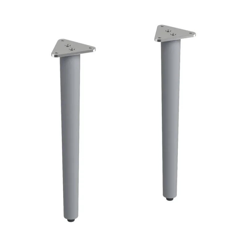Burlington Chalfont Legs (pair) Grey detail view - Image 2