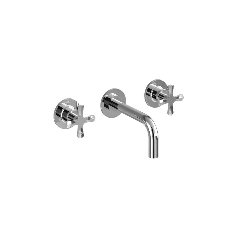 Burlington Riviera Wall Basin Set 3th Chrome product image - Image 7