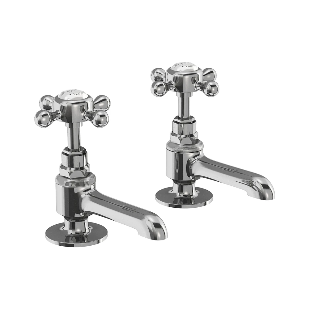 Burlington Stafford Quarter Turn Long Nose Basin Tap Chrome