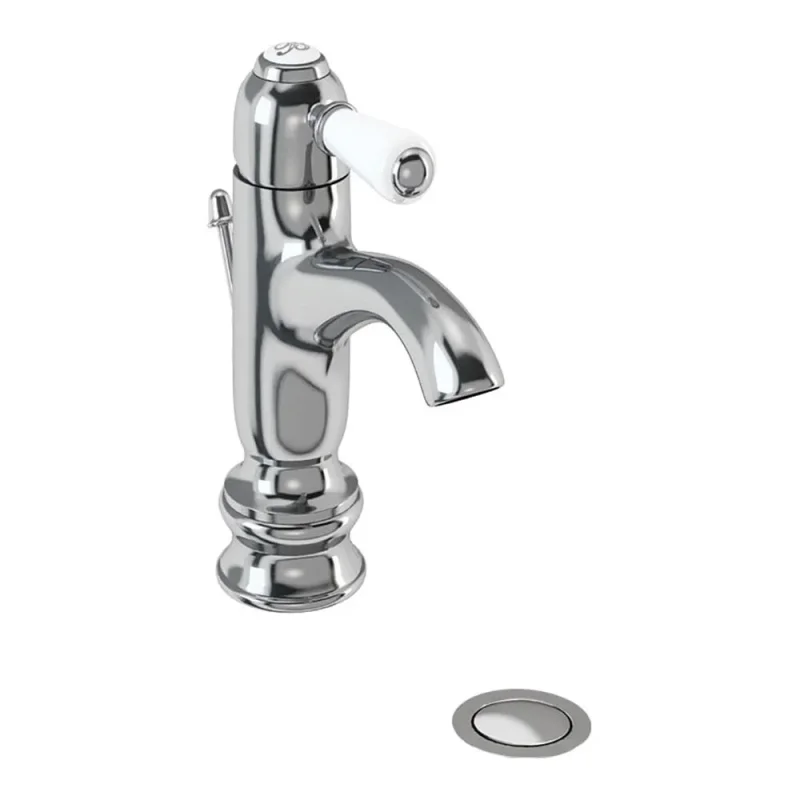 Burlington Chelsea Regent Curved Basin 1 Chrome product image - Image 2