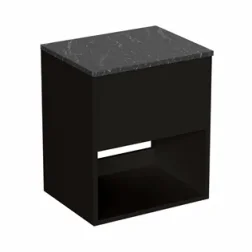 Britton Hackney Worktop 500mm Marquina detail view - Image 2