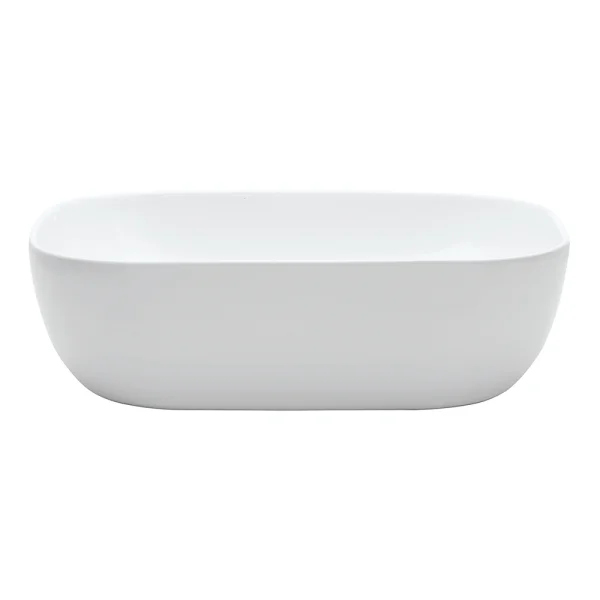 Britton Real Counter Basin 490 X 400mm No Overflow Gloss White