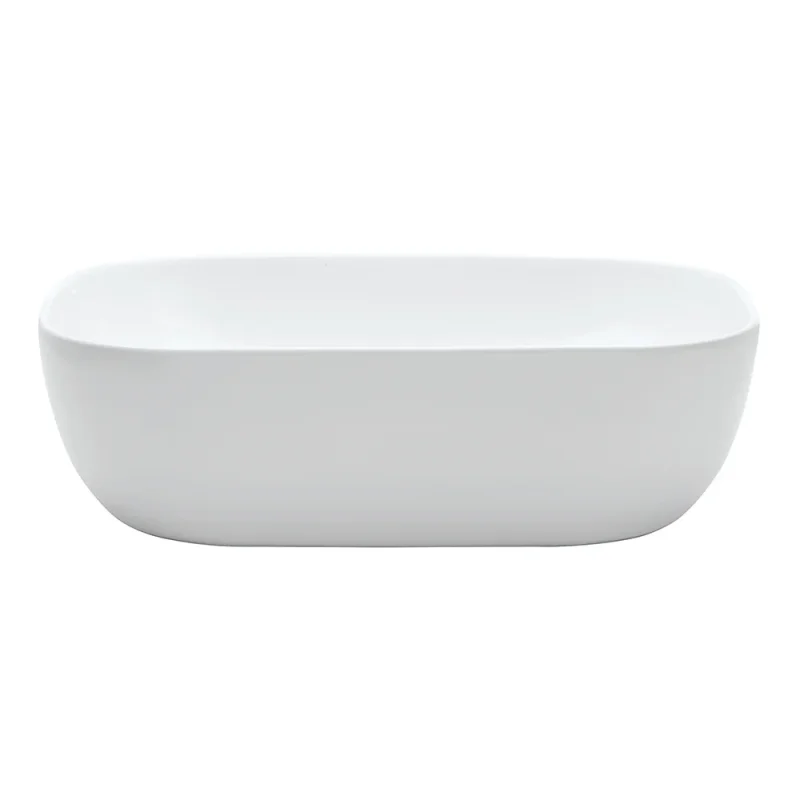 Britton Real Counter Basin 490 X 400mm No Overflow Gloss White product image - Image 1