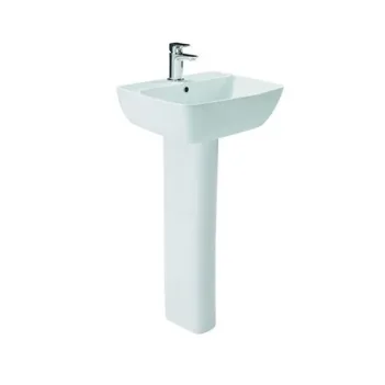 Britton My Home 400mm 1th Basin Gloss White detail view - Image 2