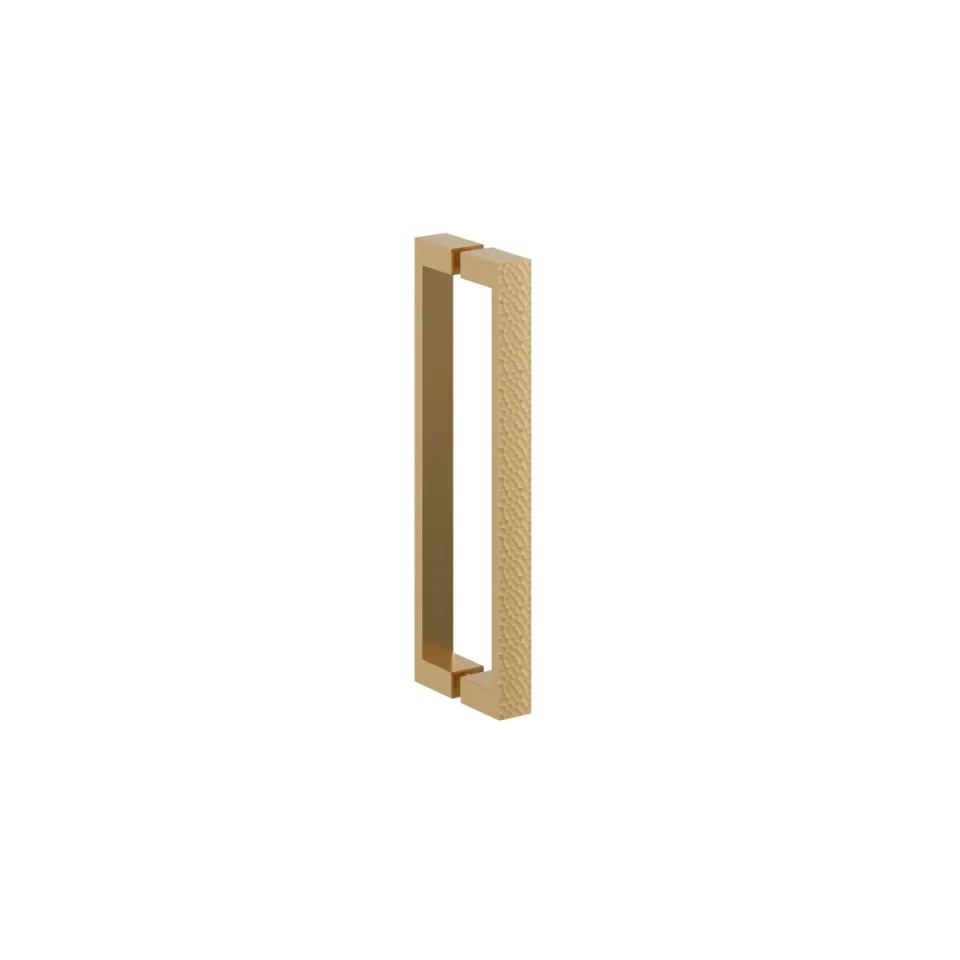 Crosswater Asura 8mm Hammered Handle Brushed Brass detail view - Image 3