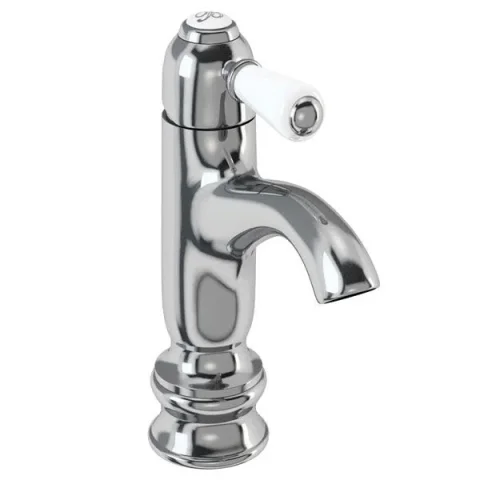 Burlington Chelsea Regent Curved Basin 1 Chrome detail view - Image 3
