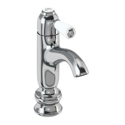 Burlington Chelsea Regent Curved Basin 1 Chrome