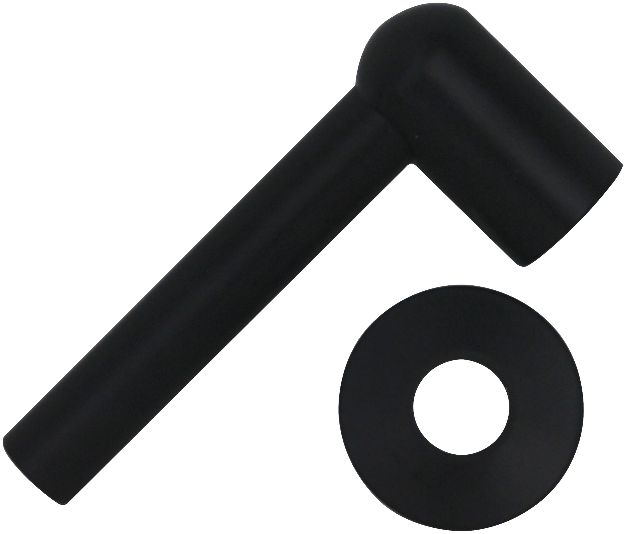 Ava Radiator Valve Standard Electric Element Shroud Cover Black