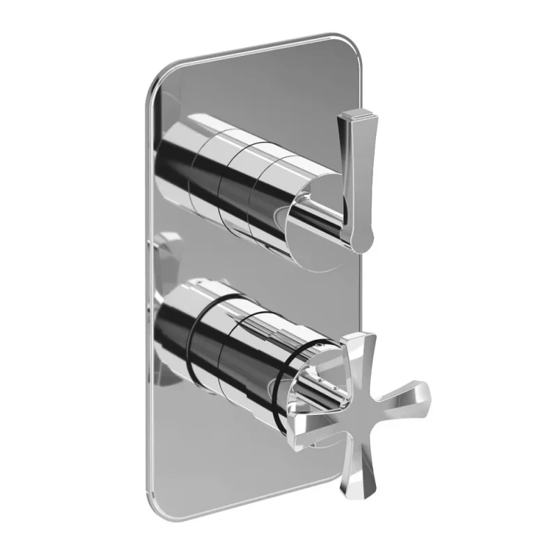 Burlington Riviera Shower Valve Chrome W/o Diverter detail view - Image 3
