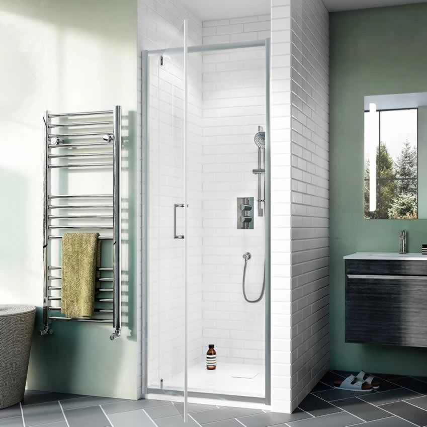 Crosswater Kai 6 Pivot Door 900 Silver