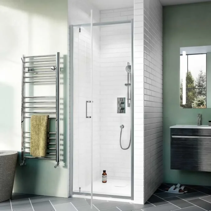 Crosswater Kai 6 Pivot Door 900 Silver product image - Image 2