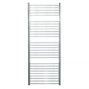 Jis Beacon 620 Heated Towel Rail 1650 X 620mm Cylindrical Electric Only Stainless Steel Satin